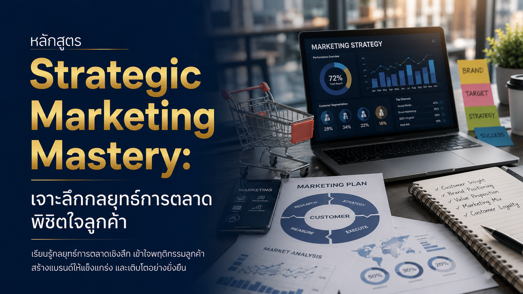 Strategic Marketing Mastery: เจาะลึกกลยุทธ์การตลาด พิชิตใจลูกค้า